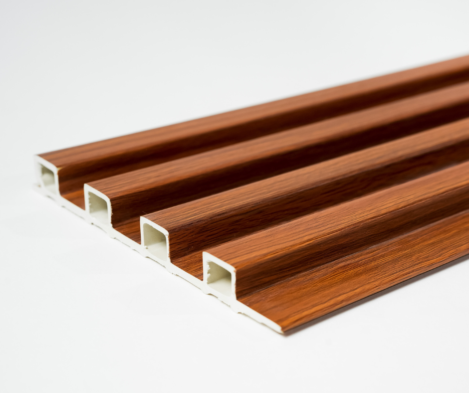 WPC Indoor Fluted Panel | Light Walnut (per piece)