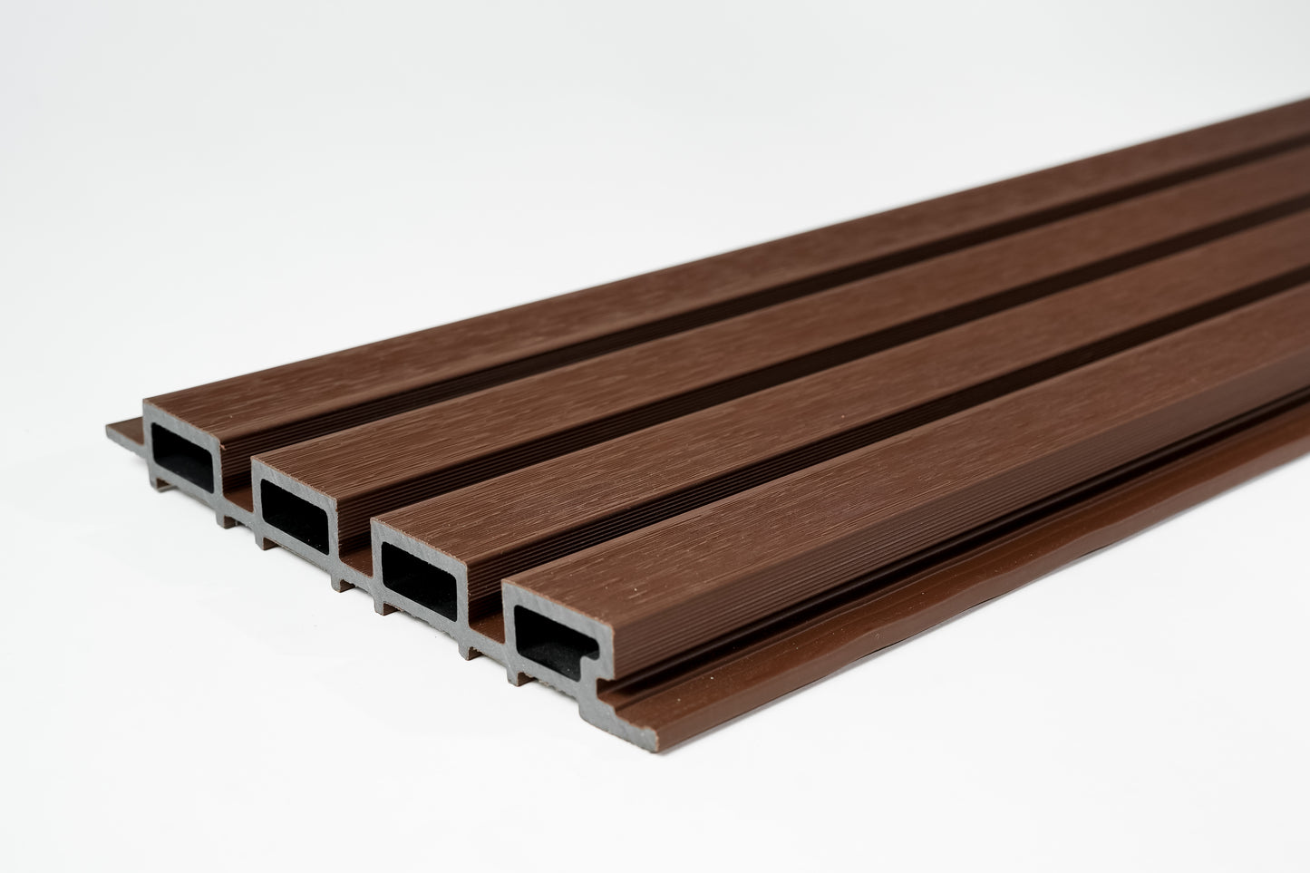 WPC Outdoor Fluted Panel | Coffee (per piece)
