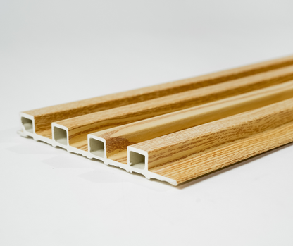 WPC Indoor Fluted Panel | Light Oak (per piece)